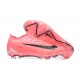 Nike Phantom GX Elite FG Low Football Boots Pink Black For Men