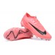 Nike Phantom GX Elite FG Low Football Boots Pink Black For Men