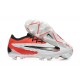 Nike Phantom GX Elite FG Low Football Boots White Red Black For Men