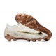 Nike Phantom GX Elite FG Low Football Boots White Yellow Brown For Men