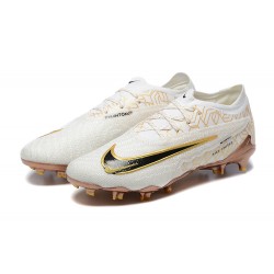 Nike Phantom GX Elite FG Low Football Boots White Yellow Brown For Men 