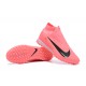 Nike Phantom GX Elite TF High Top Football Boots Pink Black For Men 