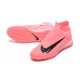 Nike Phantom GX Elite TF High Top Football Boots Pink Black For Men 