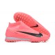 Nike Phantom GX Elite TF High Top Football Boots Pink Black For Men 