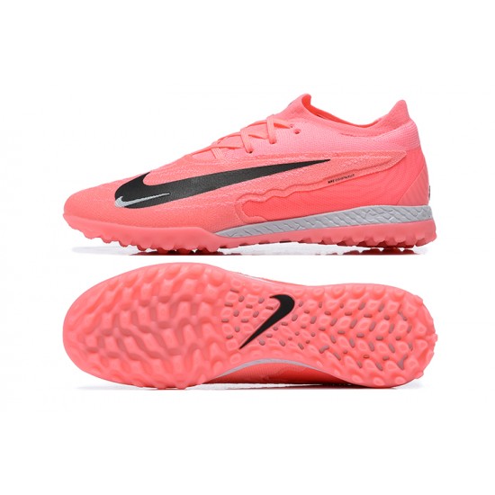 Nike Phantom GX Elite TF Low Football Boots Peach Black Grey For Men