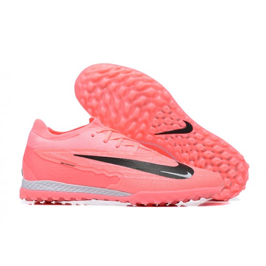 Nike Phantom GX Elite TF Low Football Boots Peach Black Grey For Men 