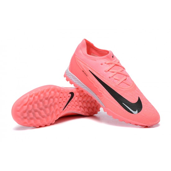 Nike Phantom GX Elite TF Low Football Boots Peach Black Grey For Men 