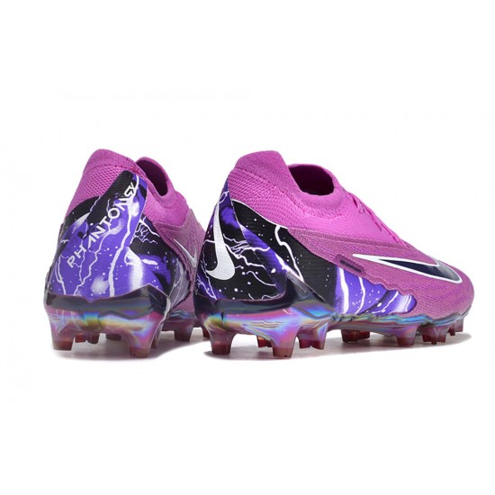 Nike Phantom GX Elite TF Low Football Boots Purple Black White For Men/Women