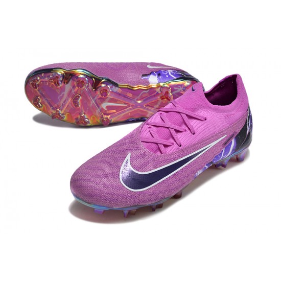 Nike Phantom GX Elite TF Low Football Boots Purple Black White For Men/Women