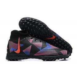 Nike Phantom Luna Elite FG High Black Orange Blue Football Boots For Men 