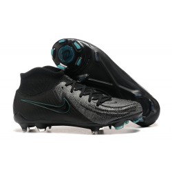 Nike Phantom Luna Elite FG High Top All Black Football Boots For Men 