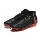 Nike Phantom Luna Elite FG High Top Black Red Football Boots For Men 