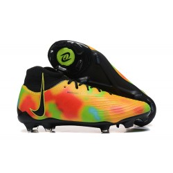 Nike Phantom Luna Elite FG High Top Black Yellow Football Boots For Men 