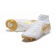 Nike Phantom Luna Elite FG High Top Gold White Football Boots For Men 