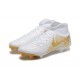 Nike Phantom Luna Elite FG High Top Gold White Football Boots For Men 