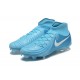 Nike Phantom Luna Elite FG High Top Ltblue White Football Boots For Men 