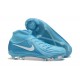 Nike Phantom Luna Elite FG High Top Ltblue White Football Boots For Men 