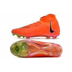 Nike Phantom Luna Elite FG High Top Orange Black Football Boots For Men/Women