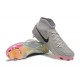 Nike Phantom Luna Elite FG High Top Pink Grey Black Football Boots For Men 