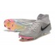 Nike Phantom Luna Elite FG High Top Pink Grey Black Football Boots For Men 