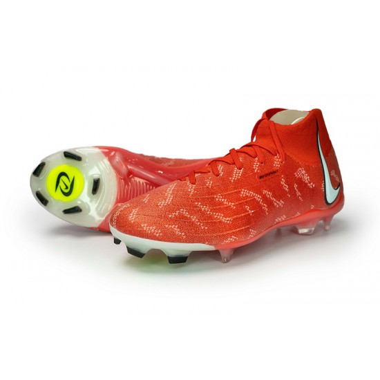 Nike Phantom Luna Elite FG High Top Red Football Boots For Men/Women