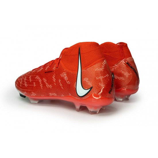 Nike Phantom Luna Elite FG High Top Red Football Boots For Men/Women