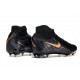 Nike Phantom Luna Elite FG High Top Football Boots Black Orange For Men 