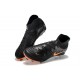 Nike Phantom Luna Elite FG High Top Football Boots Black Orange For Men 