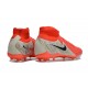 Nike Phantom Luna Elite FG High Top Football Boots Red Black Grey For Men 