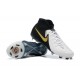 Nike Phantom Luna Elite FG High Top White Black Gold Football Boots For Men/Women