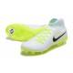 Nike Phantom Luna Elite FG High Top White Black Yellow Green Football Boots For Men 