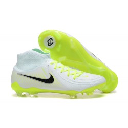 Nike Phantom Luna Elite FG High Top White Black Yellow Green Football Boots For Men 