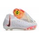 Nike Phantom Luna Elite FG High Top White Orange Football Boots For Men/Women