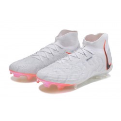 Nike Phantom Luna Elite FG High Top White Orange Football Boots For Men/Women