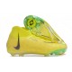 Nike Phantom Luna Elite FG High Top Yellow Black Football Boots For Men/Women