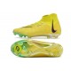 Nike Phantom Luna Elite FG High Top Yellow Black Football Boots For Men/Women