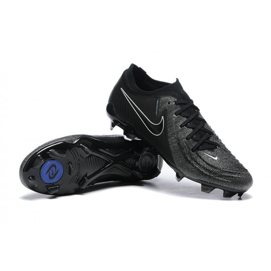 Nike Phantom Luna Elite FG Low All Black Football Boots For Men 