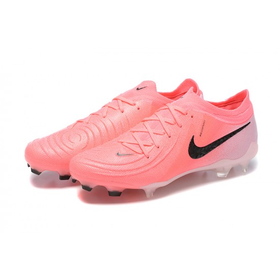 Nike Phantom Luna Elite FG Low Black Pink Football Boots For Men 