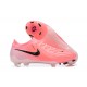 Nike Phantom Luna Elite FG Low Black Pink Football Boots For Men 