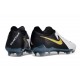 Nike Phantom Luna Elite FG Low Black White Gold Football Boots For Men/Women