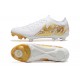 Nike Phantom Luna Elite FG Low Gold White Football Boots For Men 