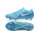 Nike Phantom Luna Elite FG Low Ltblue White Football Boots For Men 