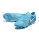 Nike Phantom Luna Elite FG Low Ltblue White Football Boots For Men 