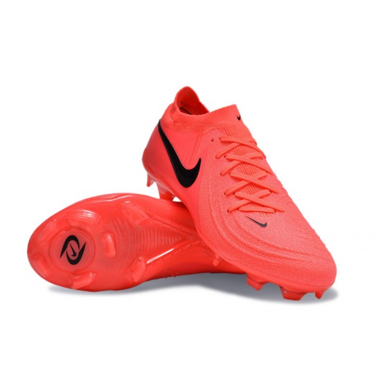 Nike Phantom Luna Elite FG Low Peach Black Football Boots For Men/Women