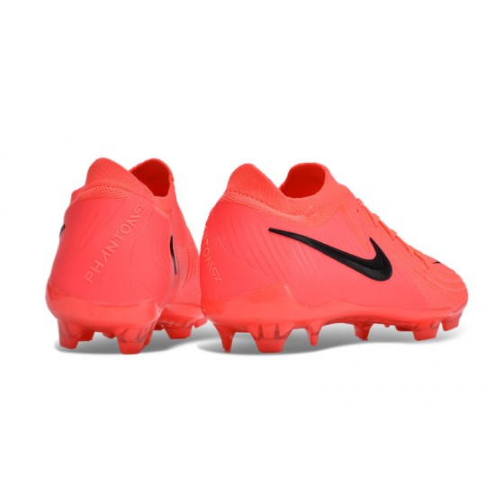 Nike Phantom Luna Elite FG Low Peach Black Football Boots For Men/Women