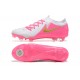 Nike Phantom Luna Elite FG Low Peach White Gold Football Boots For Men 