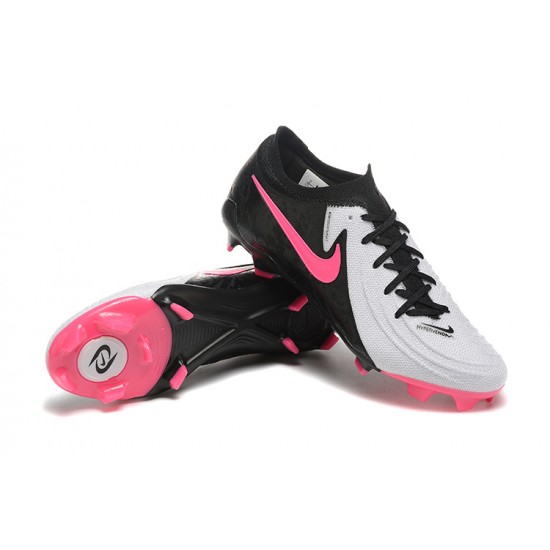 Nike Phantom Luna Elite FG Low Pink Black White Football Boots For Men 