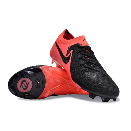 Nike Phantom Luna Elite FG Low Purple Black Peach Football Boots For Men/Women