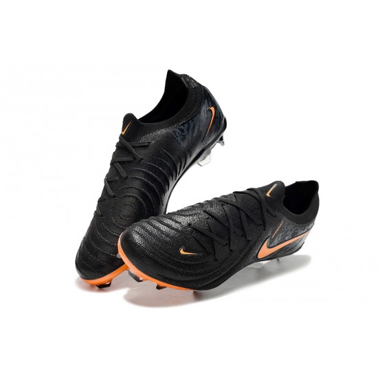 Nike Phantom Luna Elite FG Low Football Boots Black Orange For Men 