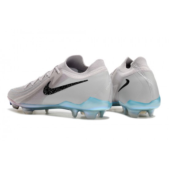 Nike Phantom Luna Elite FG Low Football Boots Grey Black For Men/Women